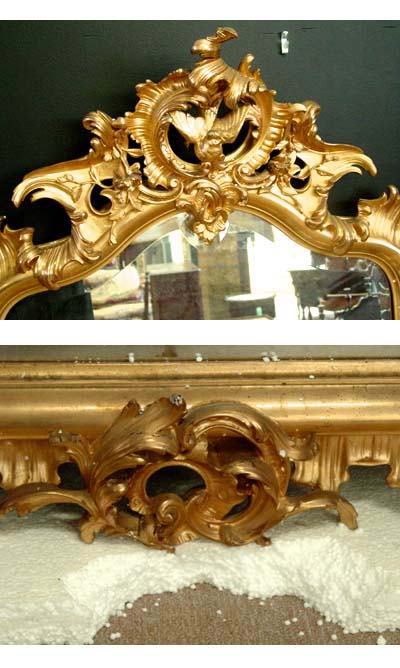 French, Louis XV style mirror