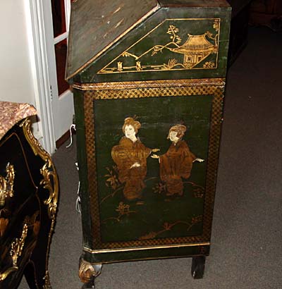 Louis XV style, chinoiserie commode scriban