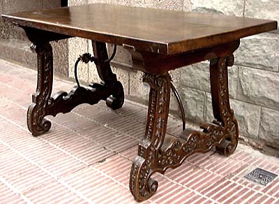 Spanish, Baroque refectory table