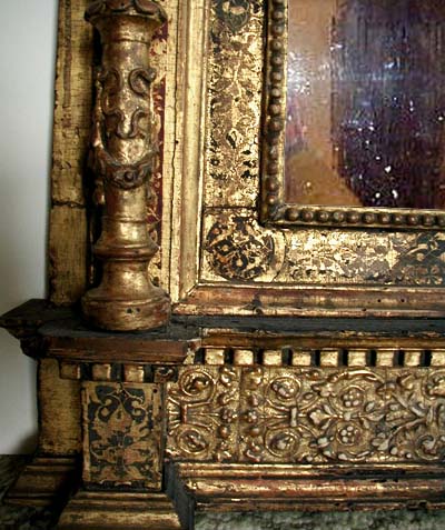 Italian, Renaissance period tabernacle mirror