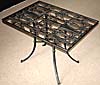 Iron coffee table