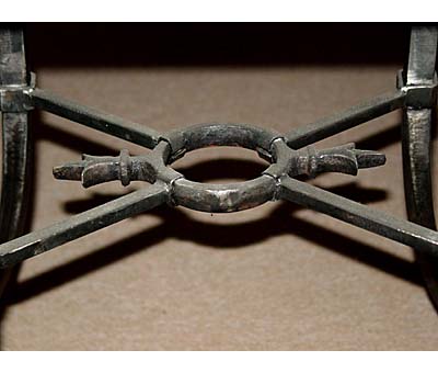 Iron coffee table