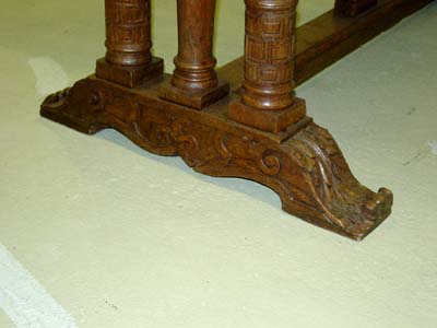 Flemish, Baroque period refectory table