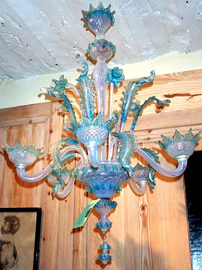 Venetian (Murano) blown-glass chandelier