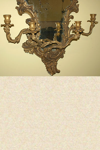 Pair of George III style gilt-wood girandoles