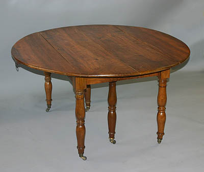 French, Provenal, Neoclassical period, oval dining table