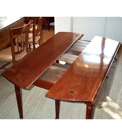 Rare, French, Neoclassical, extension dining table