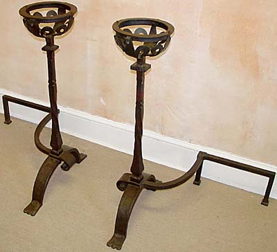 Pair of Italian, Renaissance andirons