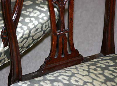 Set of eight, English, George III, dining chairs