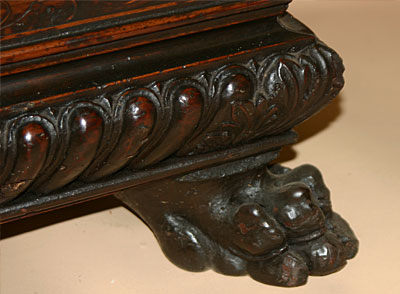 Florentine, Renaissance period, intarsia-inlaid cassone