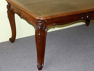French, Louis XV style, extension dining table