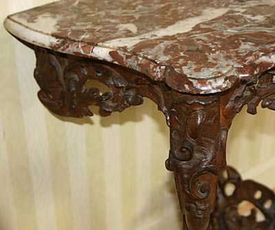 French, Rocaille period, console table