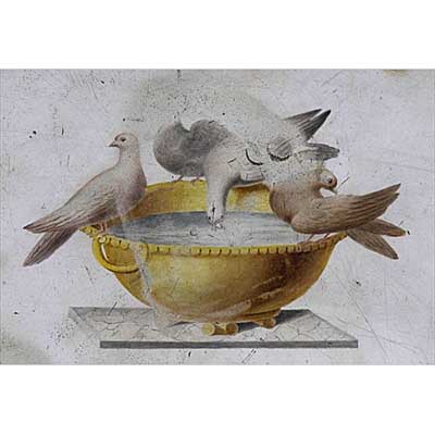Empire period, circular scagliola top