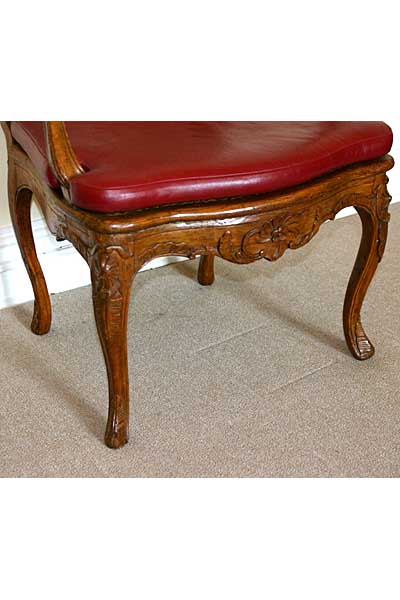 French, early Louis XV period fauteuil