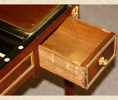 French, Louis XVI period tric-trac table