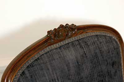 Pair of French, Louis XV style fauteiuls