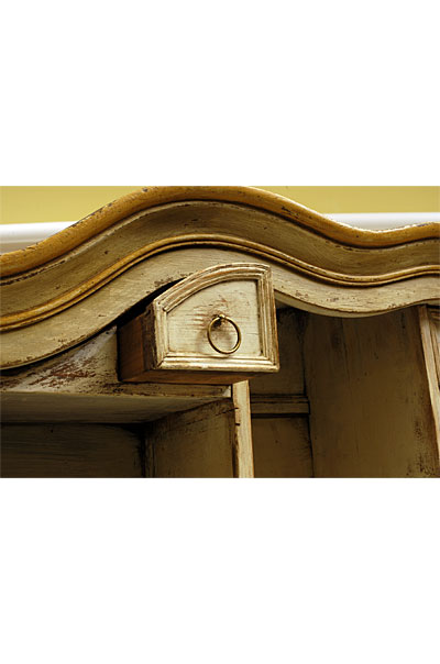 Italian, Louis XV period, painted scriban