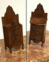 Matched pair of Arlesian kitchen boxes