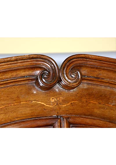 Italian, Louis XV period, inlaid secretary