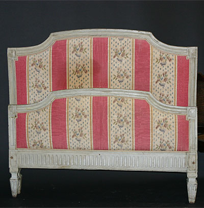 Antique French  on Antique  French  Louis Xvi Period  Cr  Me Painted Bed