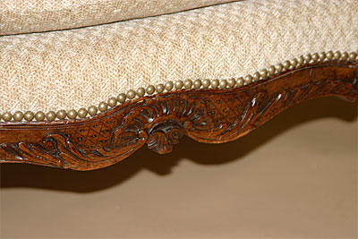 French, Louis XV period chaise longue
