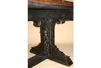 Rare, Northern European, Gothic period refectory table