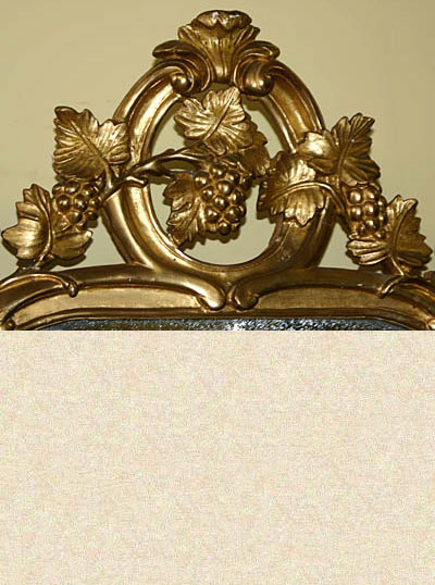 Louis XV - XVI Transition period giltwood mirror from Beaucaire
