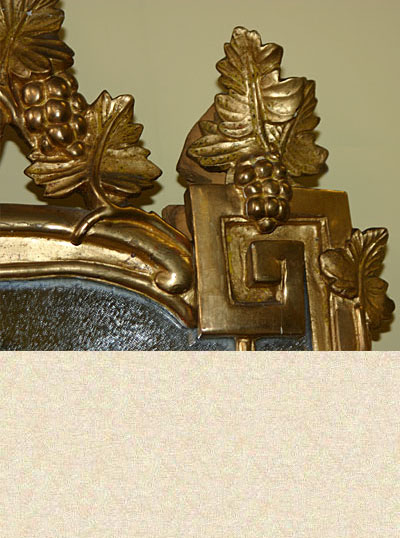 Louis XV - XVI Transition period giltwood mirror from Beaucaire