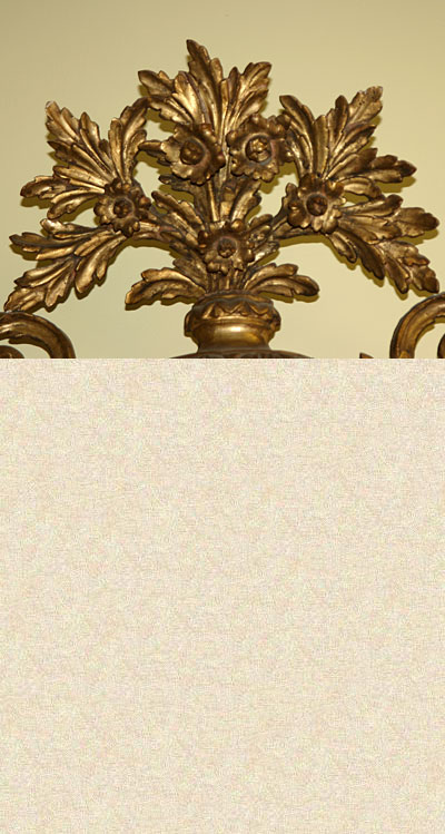 Pair of very fine, Italian, Neoclassical period, giltwood mirrors