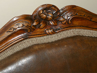 Set of six French, Louis XV style chaises
