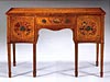 Edwardian, painted satinwood small sideboard