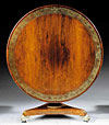 Very fine, Regency period, brass inlaid, rosewood center table