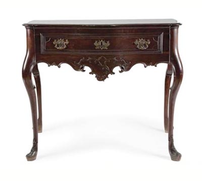 Fine, Portugese, Rococo period, console table
