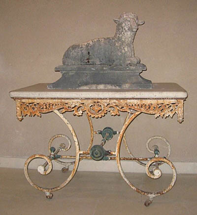 Very fine, French Provenal, Louis XV-inspired 'table de boucher' (butcher's table)