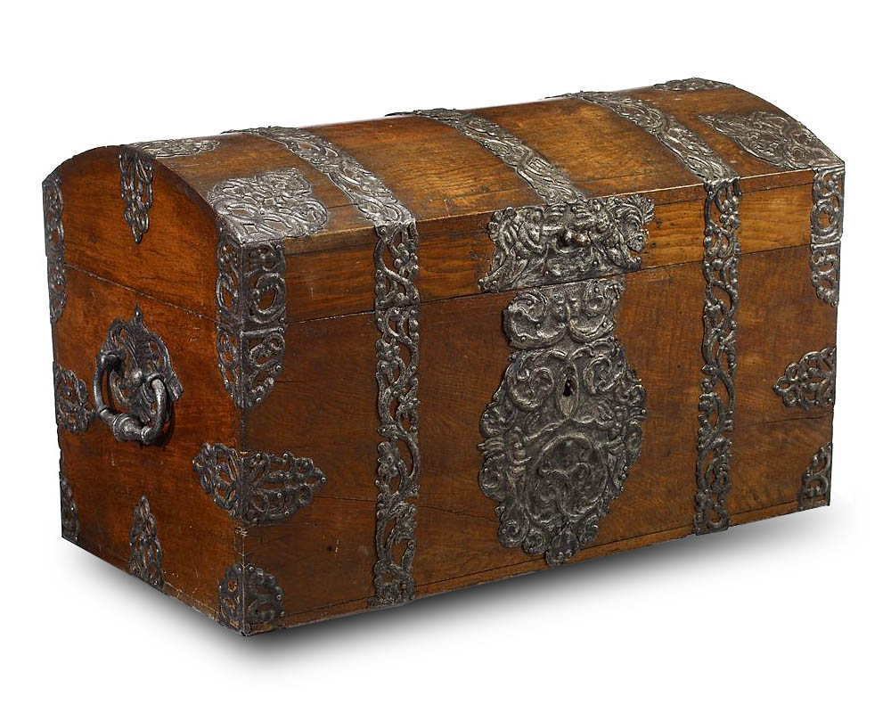 Large, German, Baroque period chest