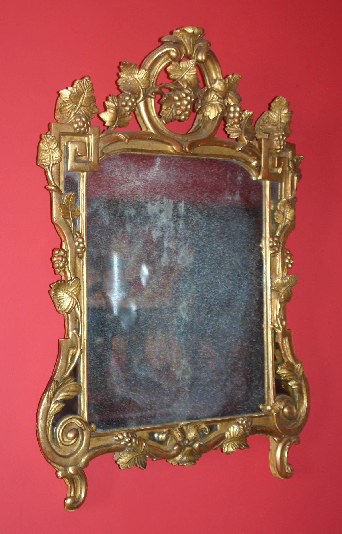 Fine, French, Louis XV-XVI Transition period mirror