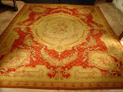 Napoleon III wool carpet gros point