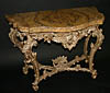 Very fine, Roman, Rococo period console table