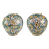 Pair of fine, Italian Maiolica Jars