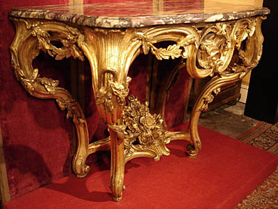 Very fine, French, Louis XV period console