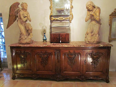 Very fine, French, Regence period enfilade