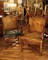 Pair of fine, French, Regence period fauteuils