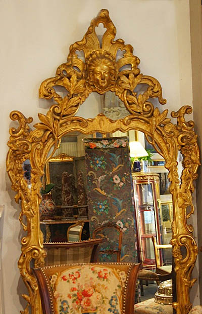 Very fine, French, Regence style mirror