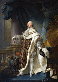 Louis XVI, King of France and Navarre (1754-1793), wearing his grand royal costume in 1779 by Antoine-Franois Callet